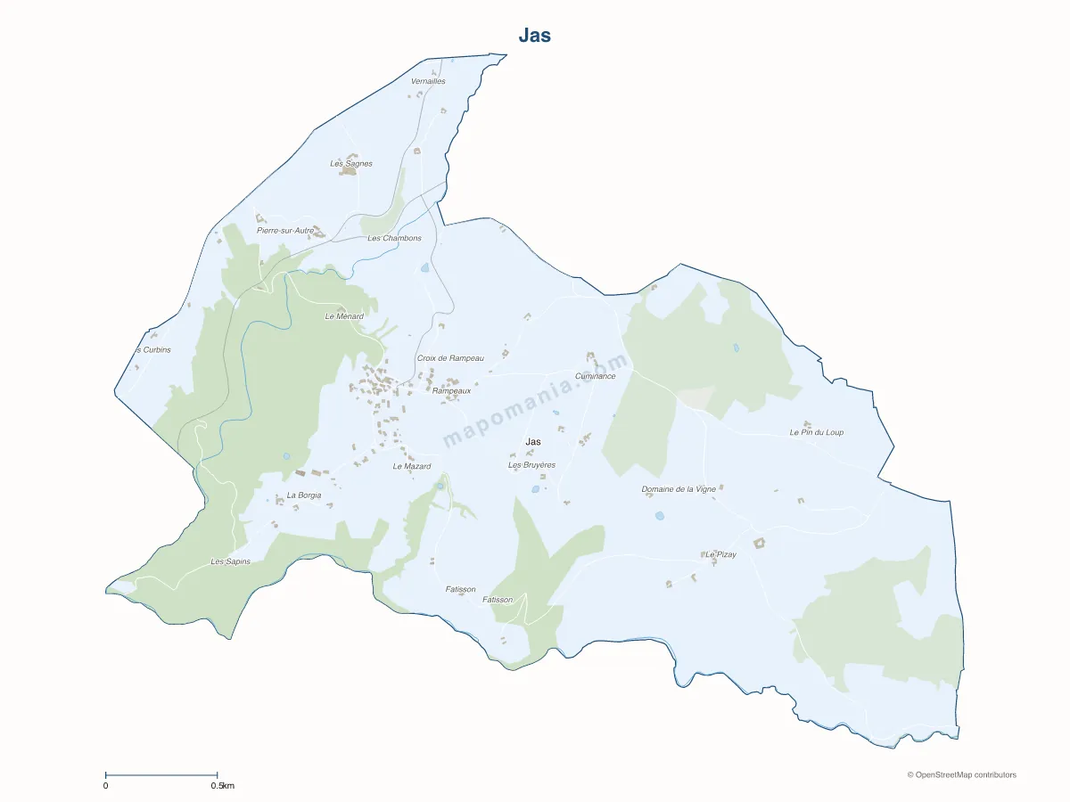 Carte de Jas à personnaliser