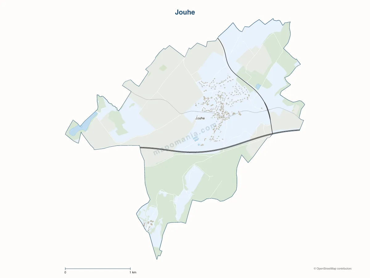 Carte de Jouhe à personnaliser