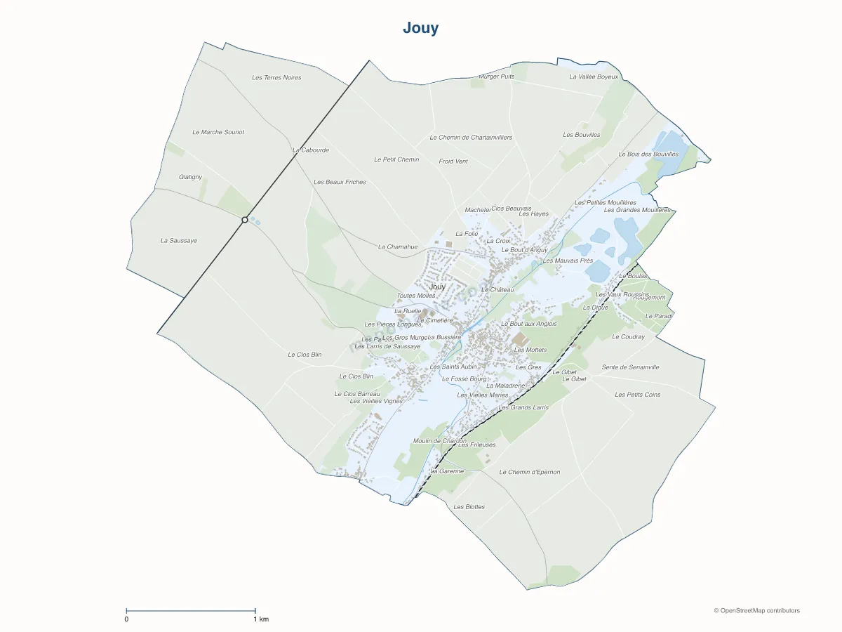 Carte de Jouy à personnaliser