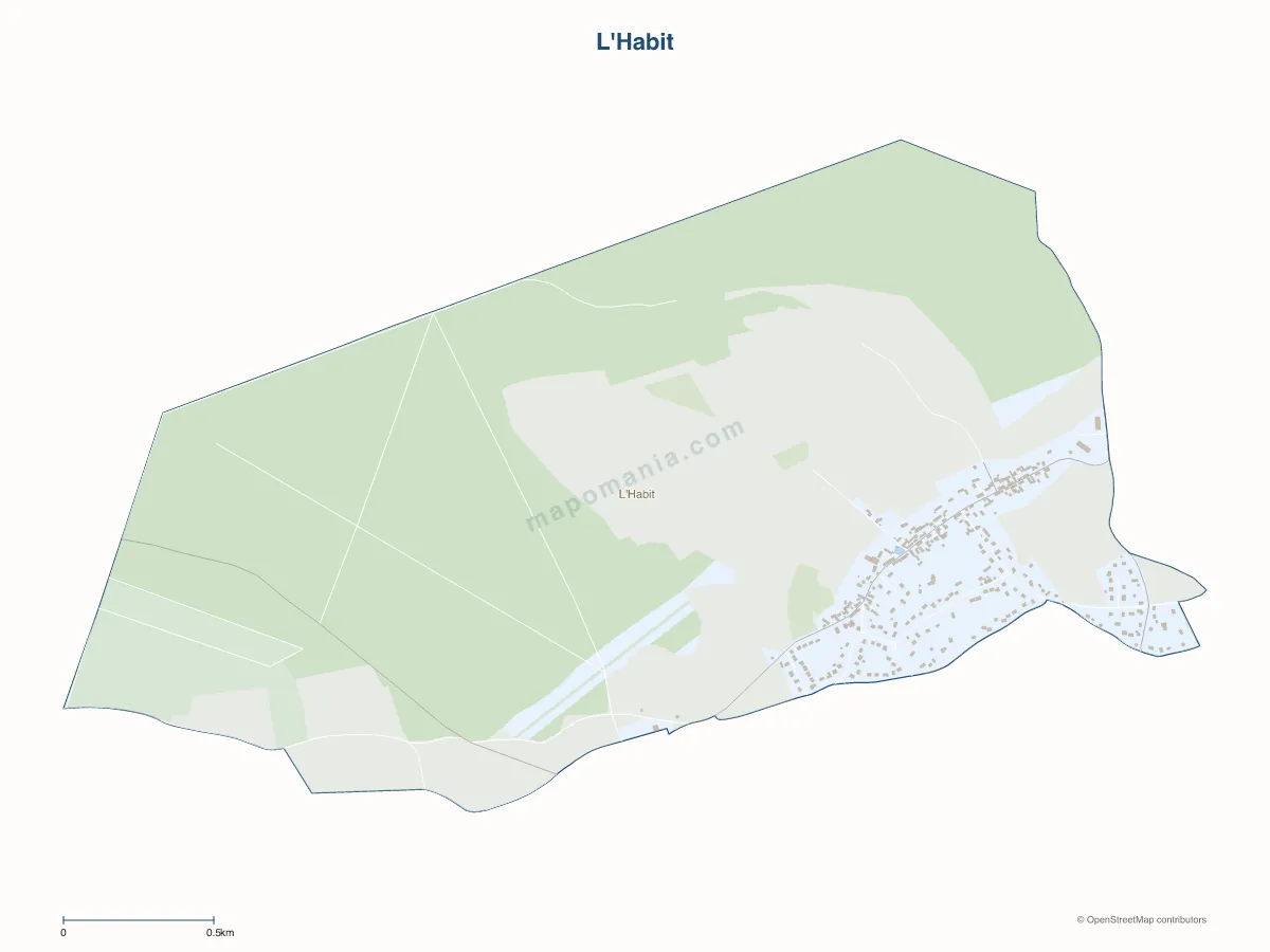 Carte de L'Habit à personnaliser