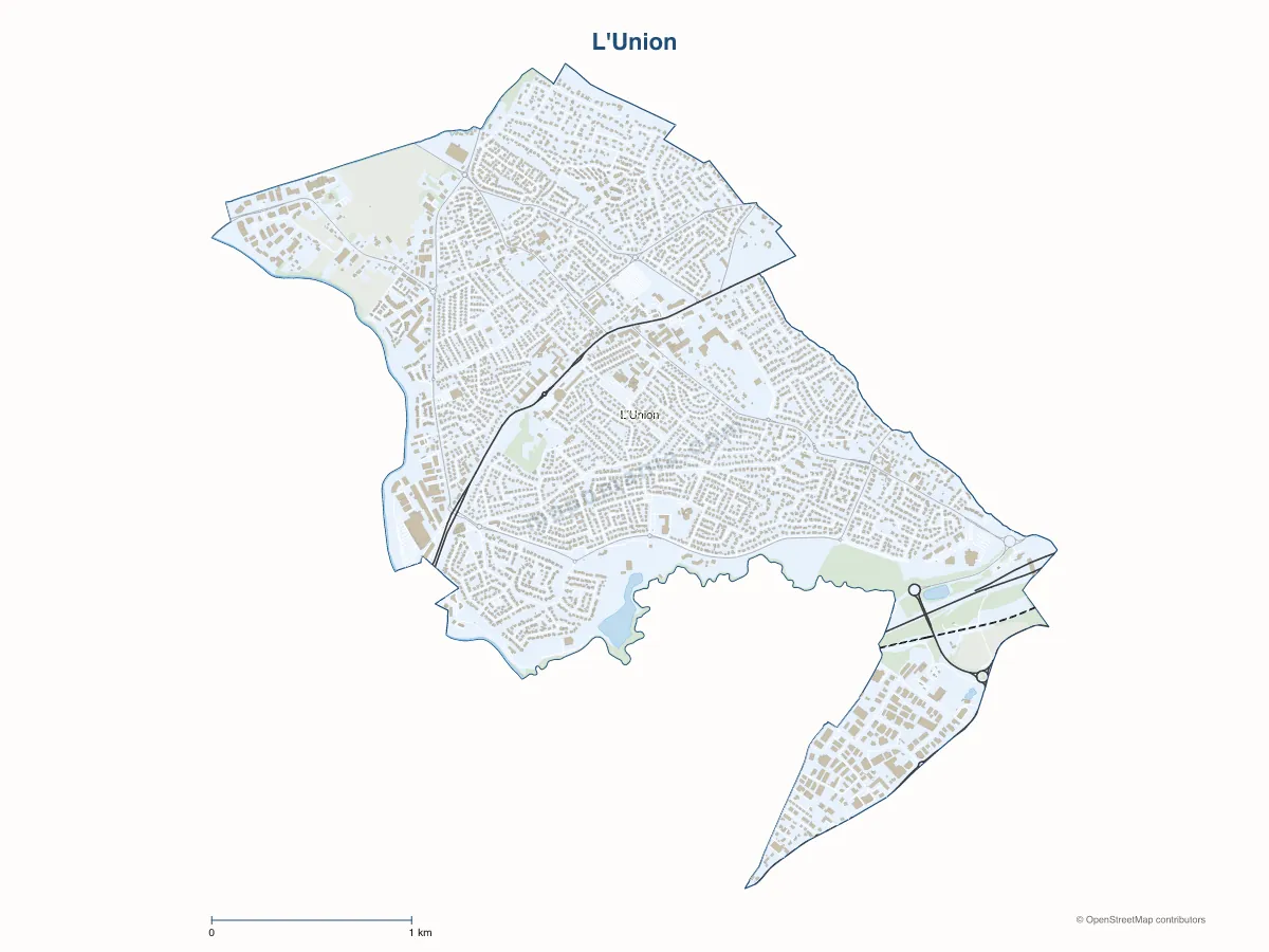 Carte de L'Union à personnaliser