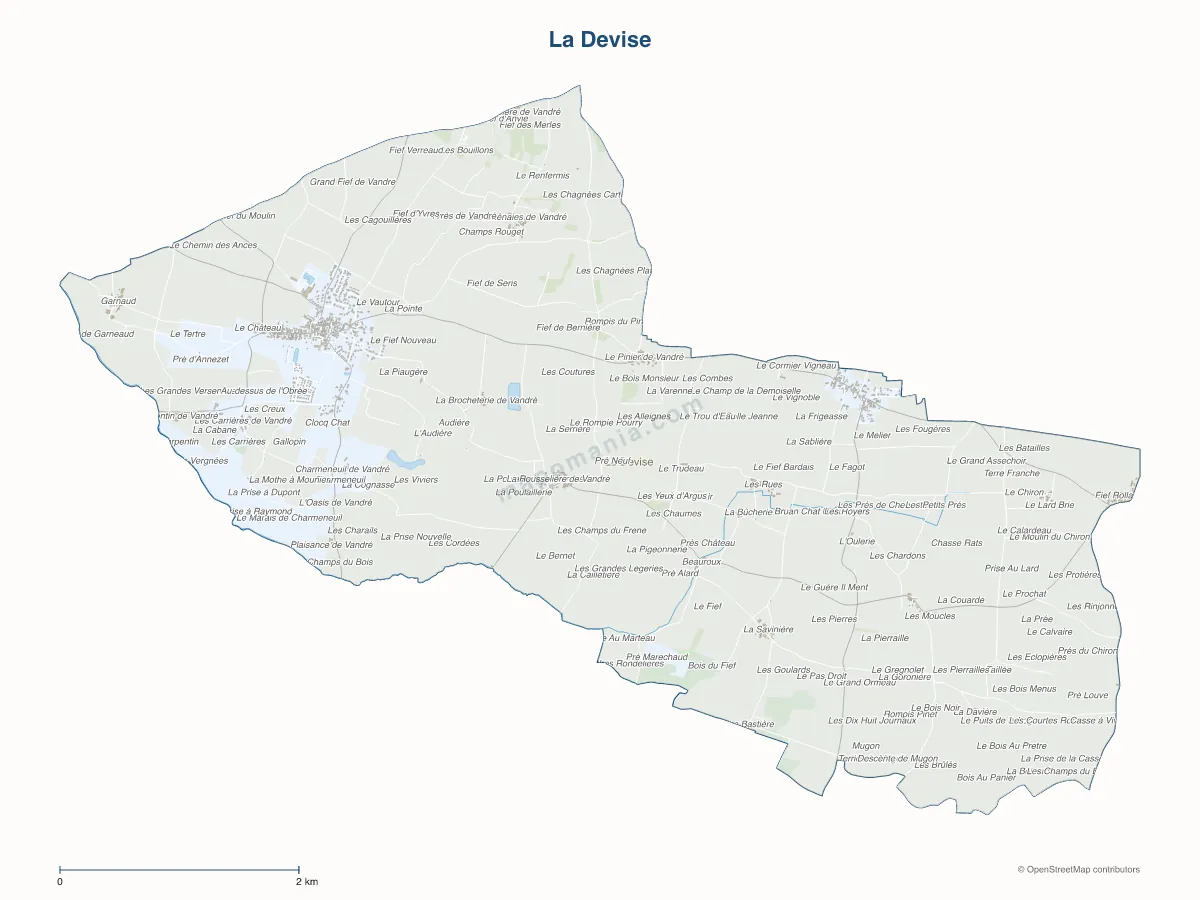 Carte de La Devise à personnaliser