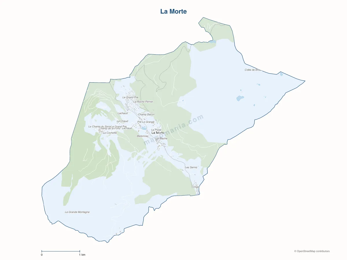 Carte de La Morte à personnaliser