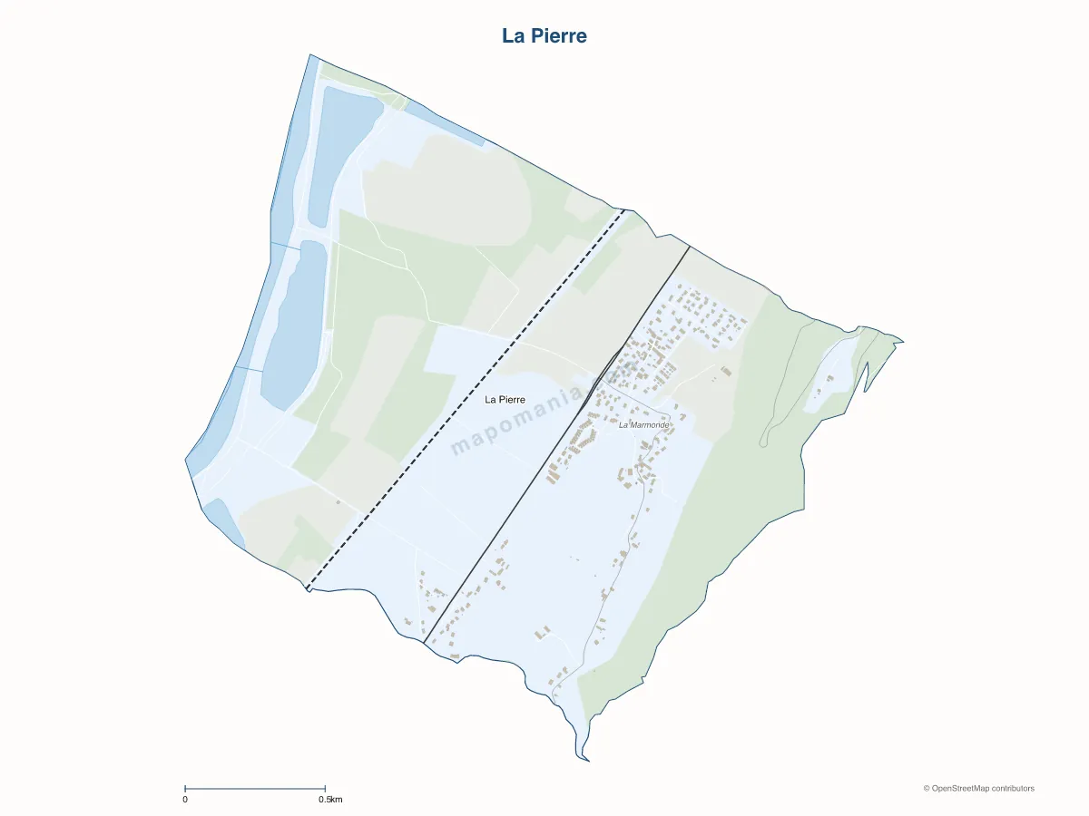 Carte de La Pierre à personnaliser