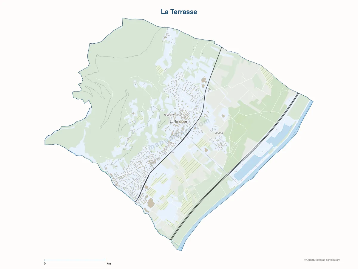 Carte de La Terrasse à personnaliser