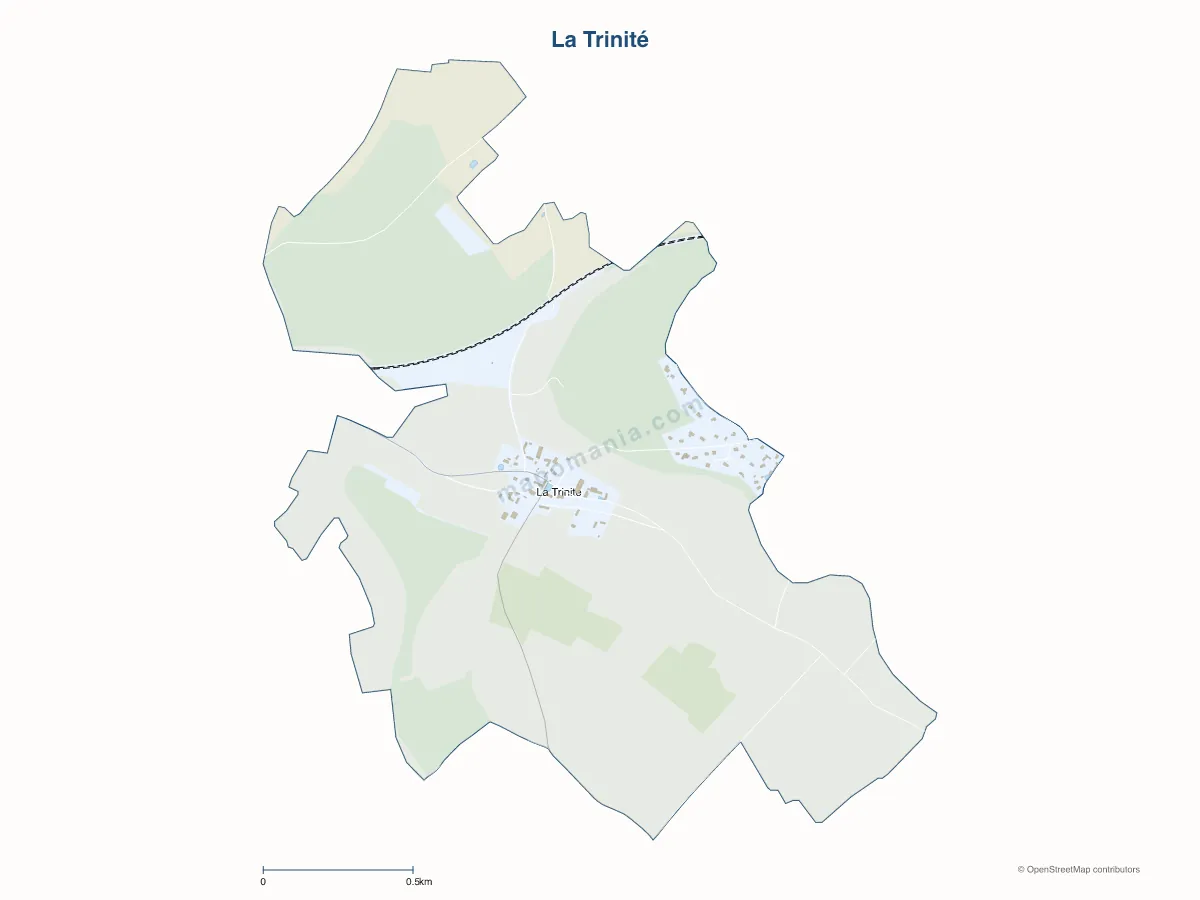 Carte de La Trinité à personnaliser