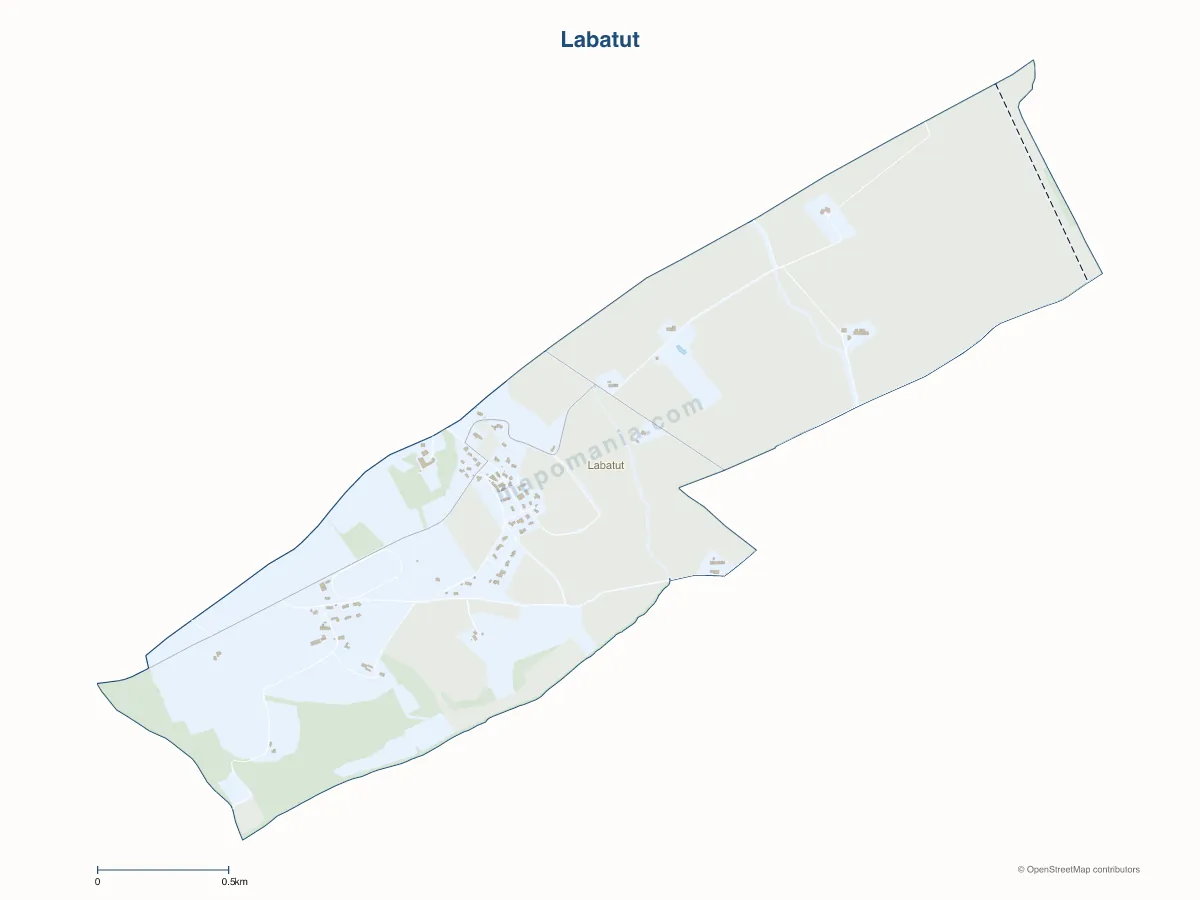 Carte de Labatut à personnaliser