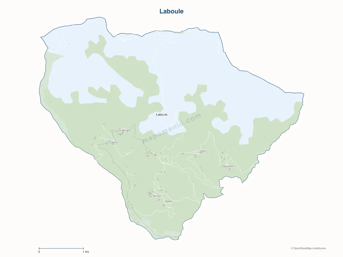 Carte de Laboule à personnaliser