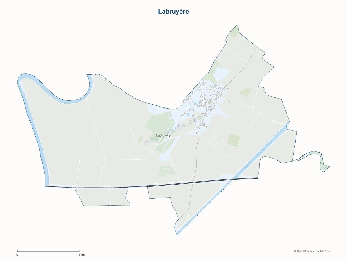 Carte de Labruyère à personnaliser