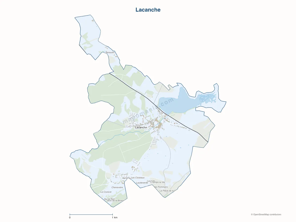 Carte de Lacanche à personnaliser