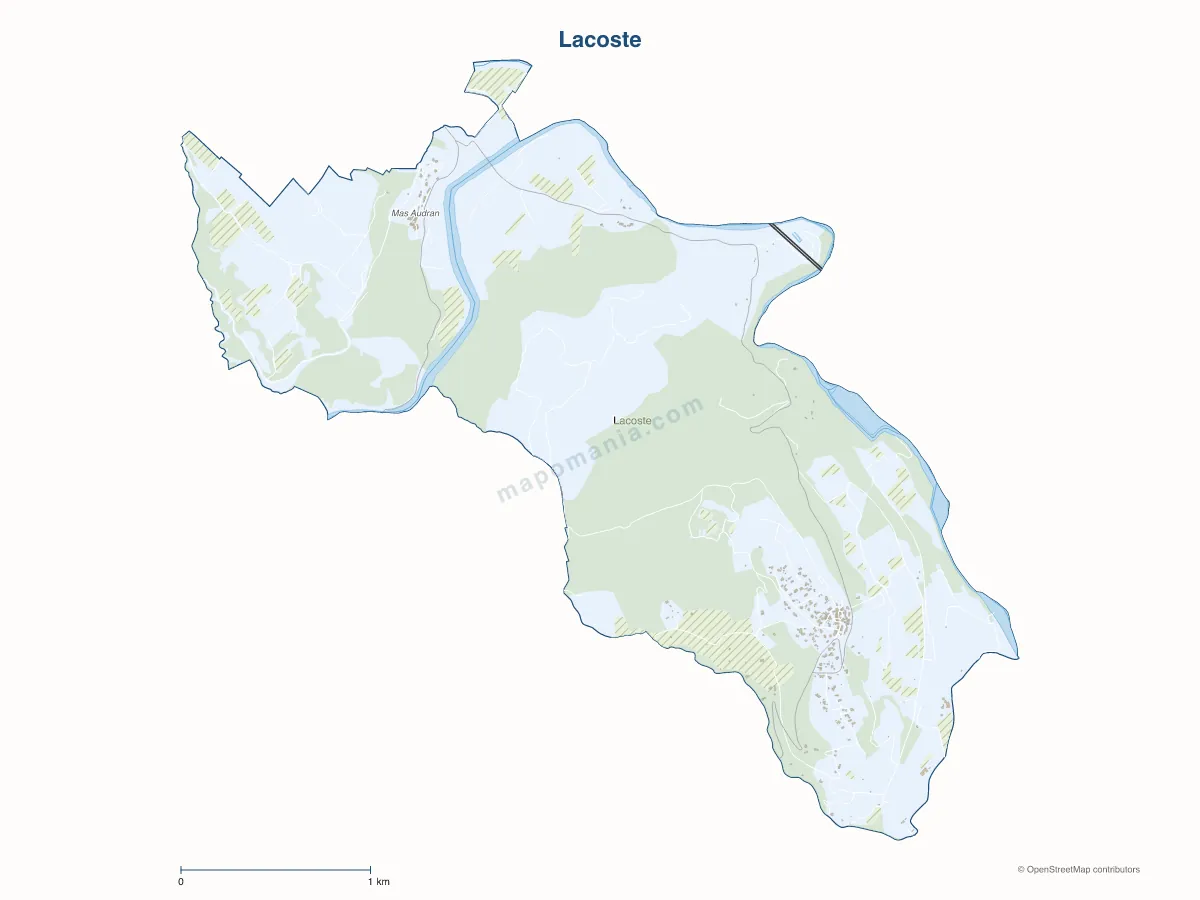 Carte de Lacoste à personnaliser