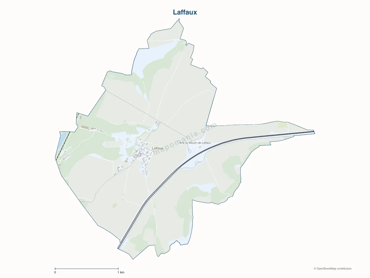 Carte de Laffaux à personnaliser