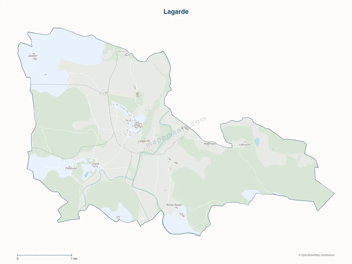 Carte de Lagarde à personnaliser