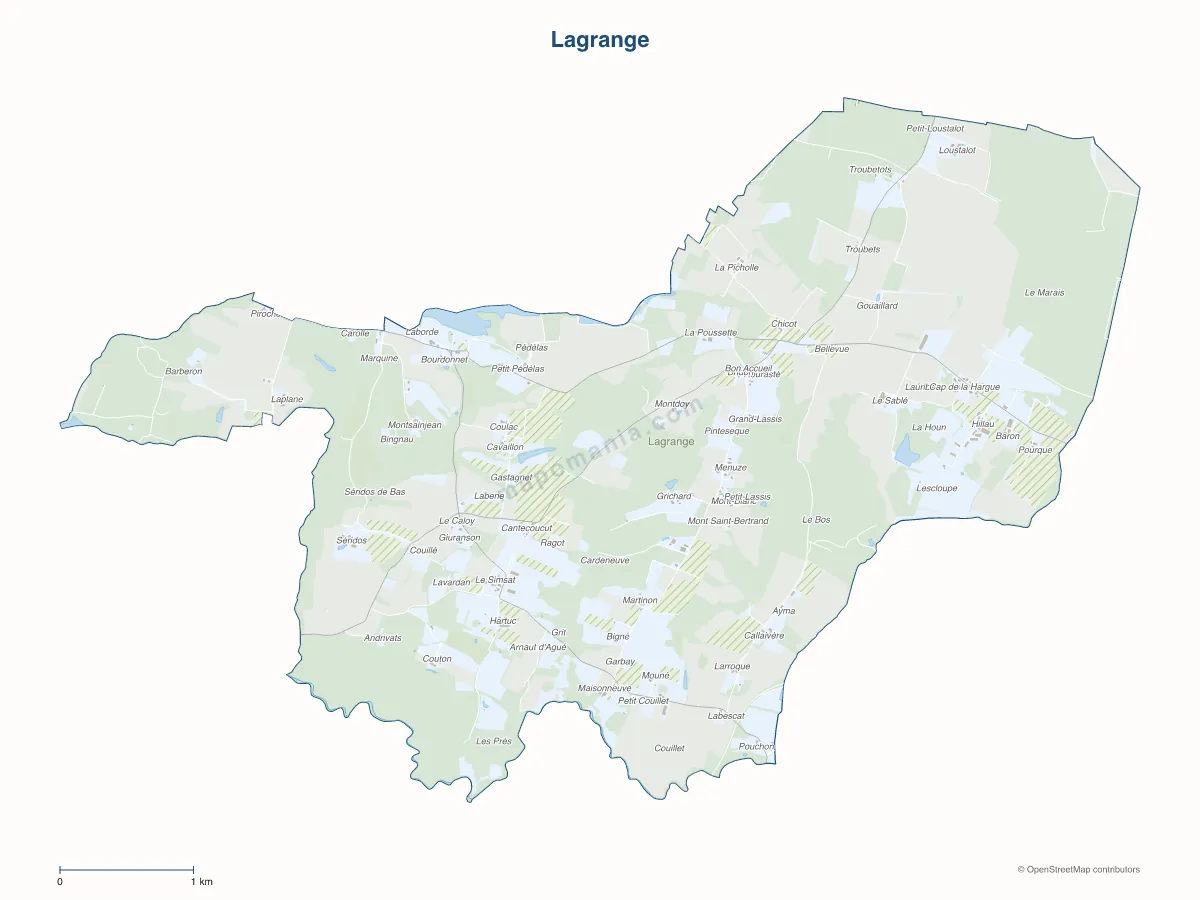 Carte de Lagrange à personnaliser