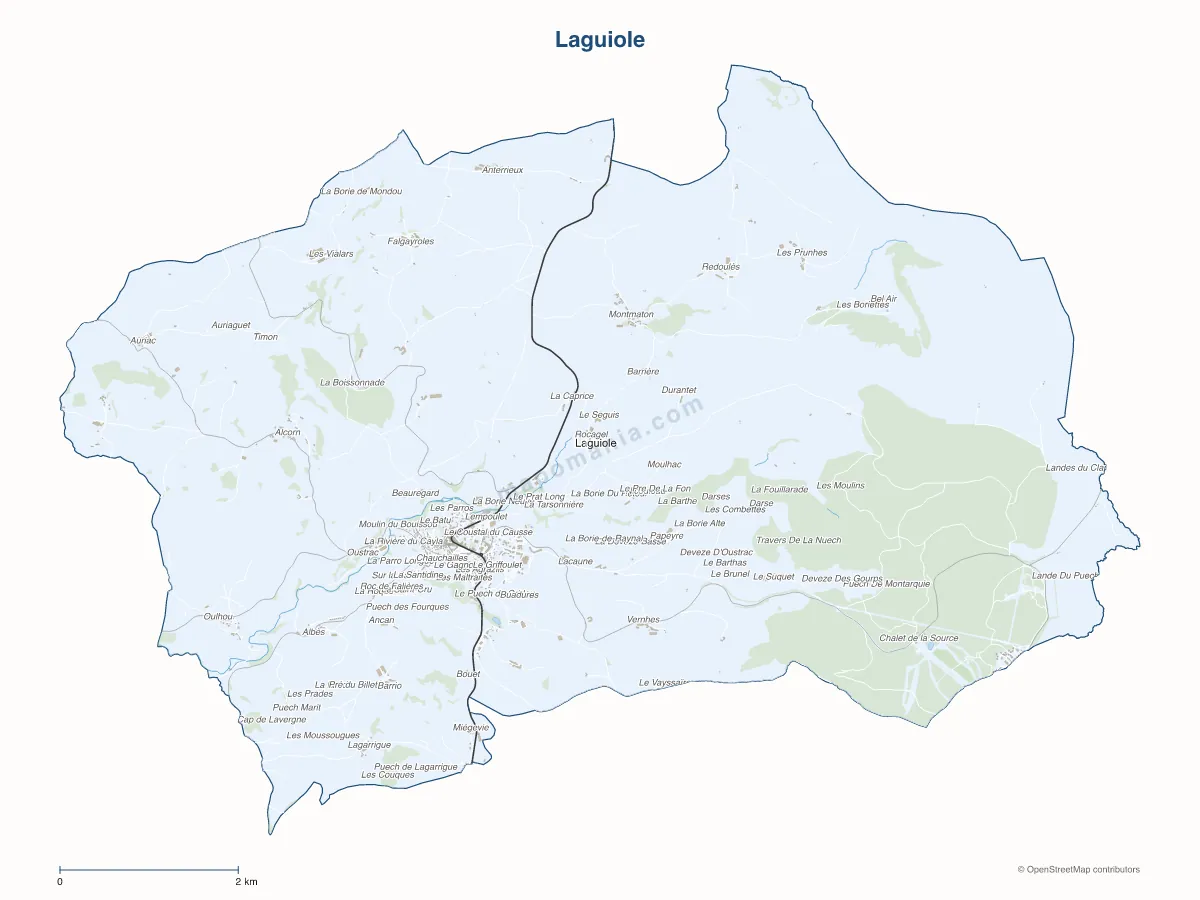 Carte de Laguiole à personnaliser