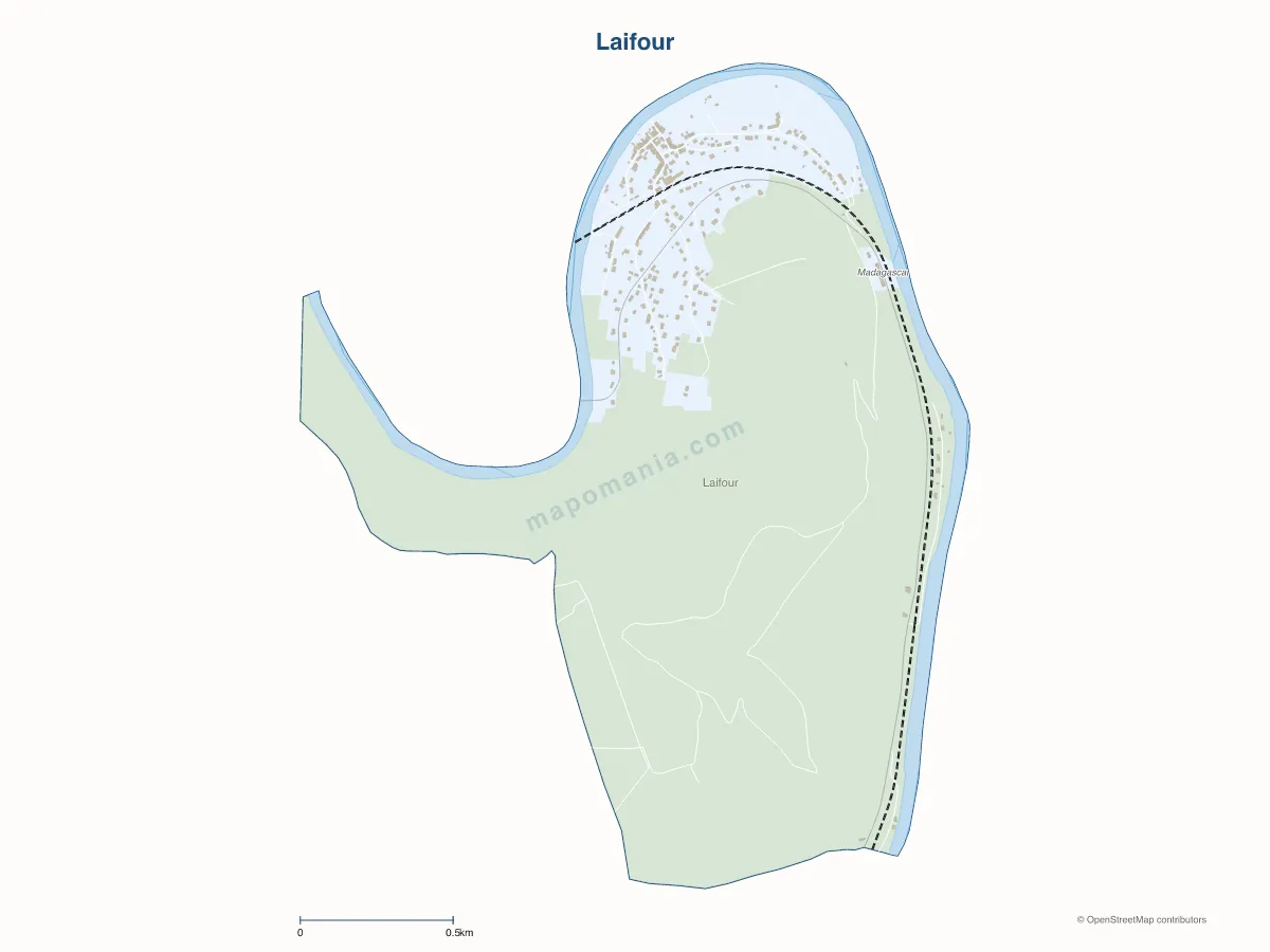 Carte de Laifour à personnaliser