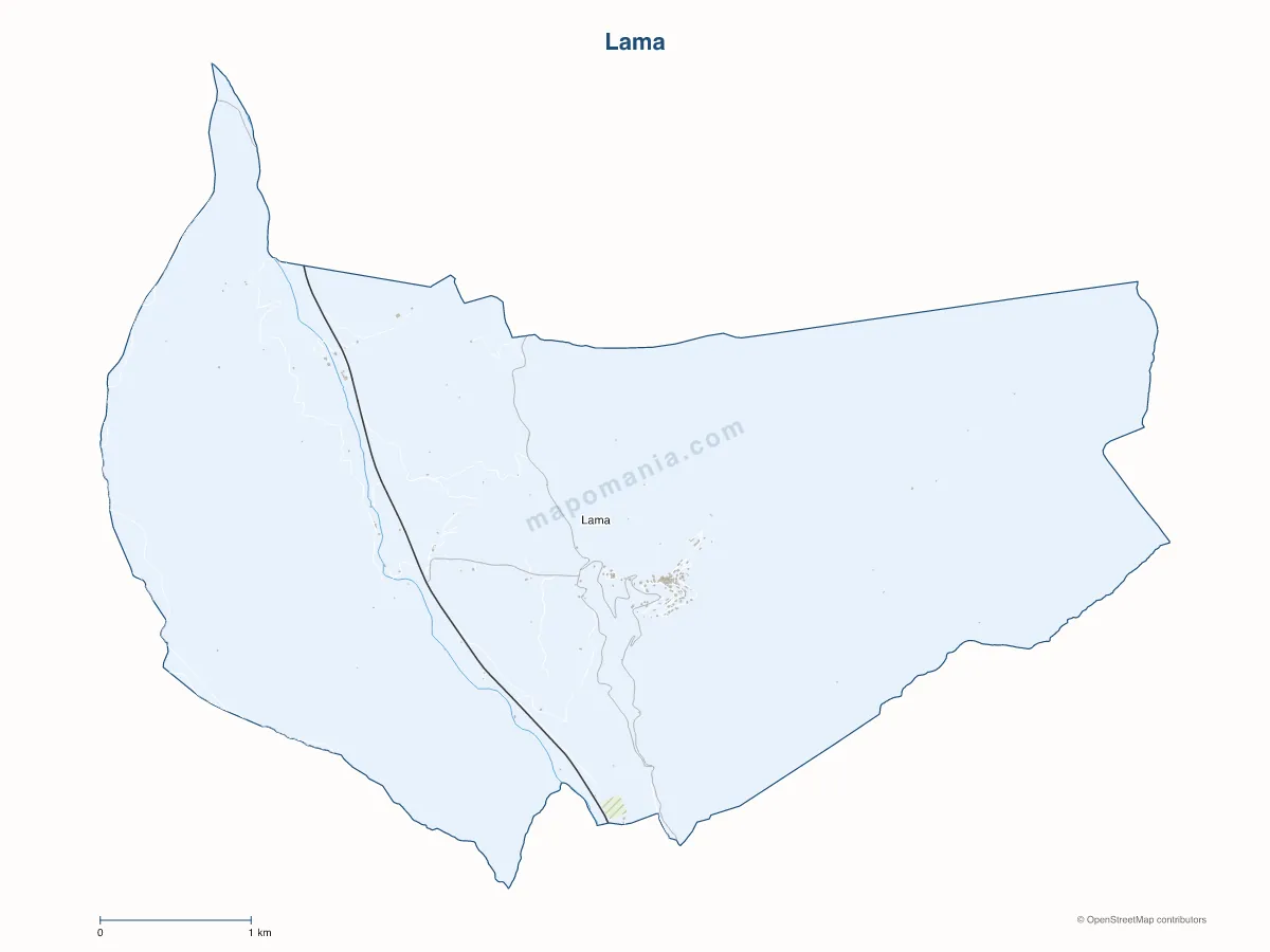 Carte de Lama à personnaliser