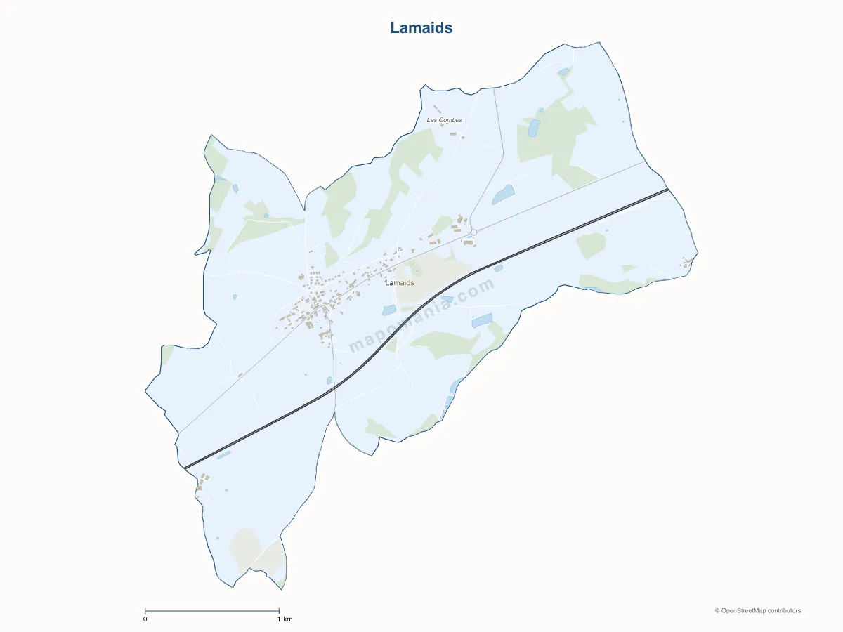 Carte de Lamaids à personnaliser