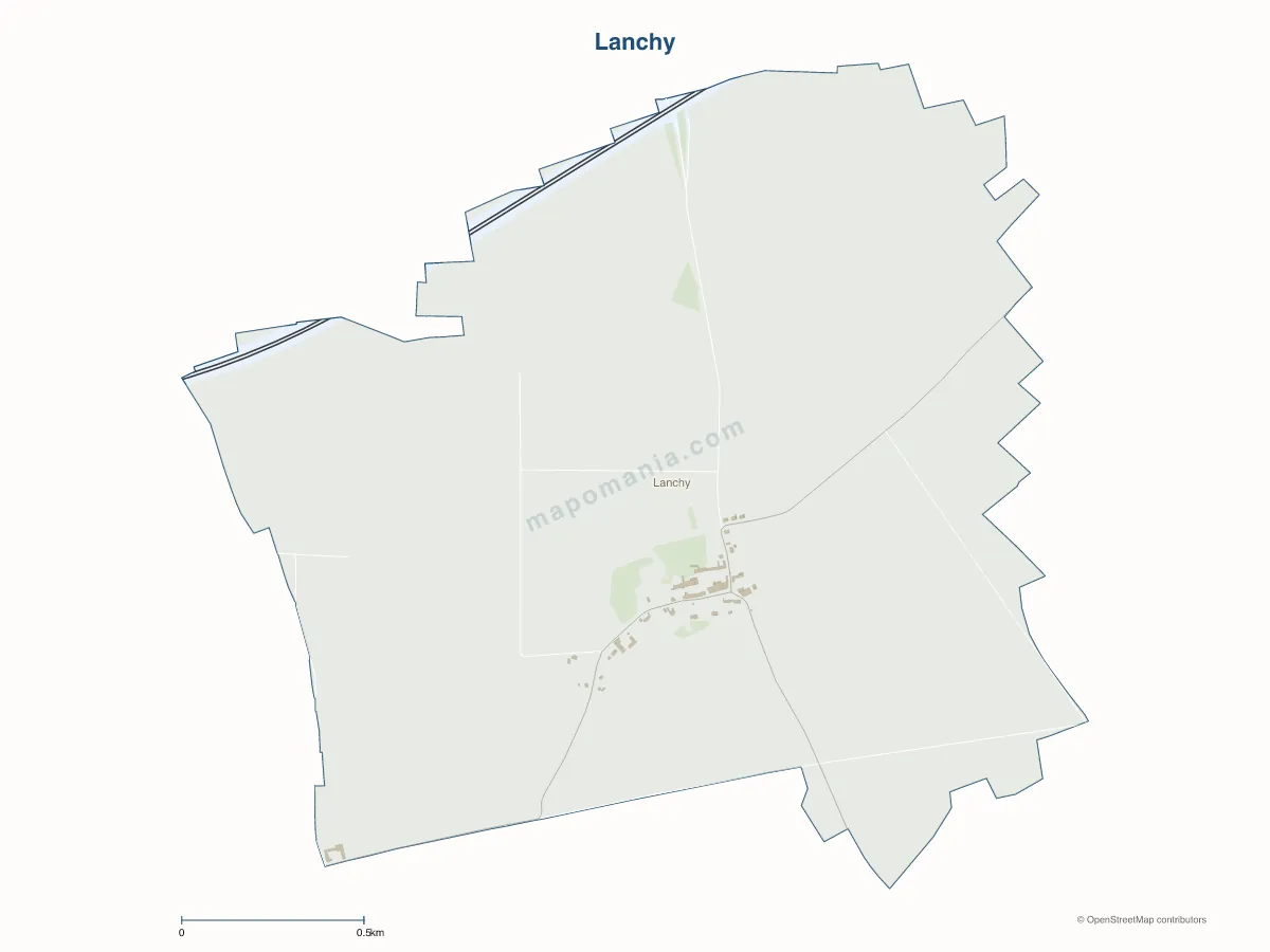 Carte de Lanchy à personnaliser