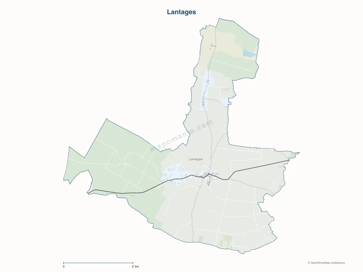 Carte de Lantages à personnaliser