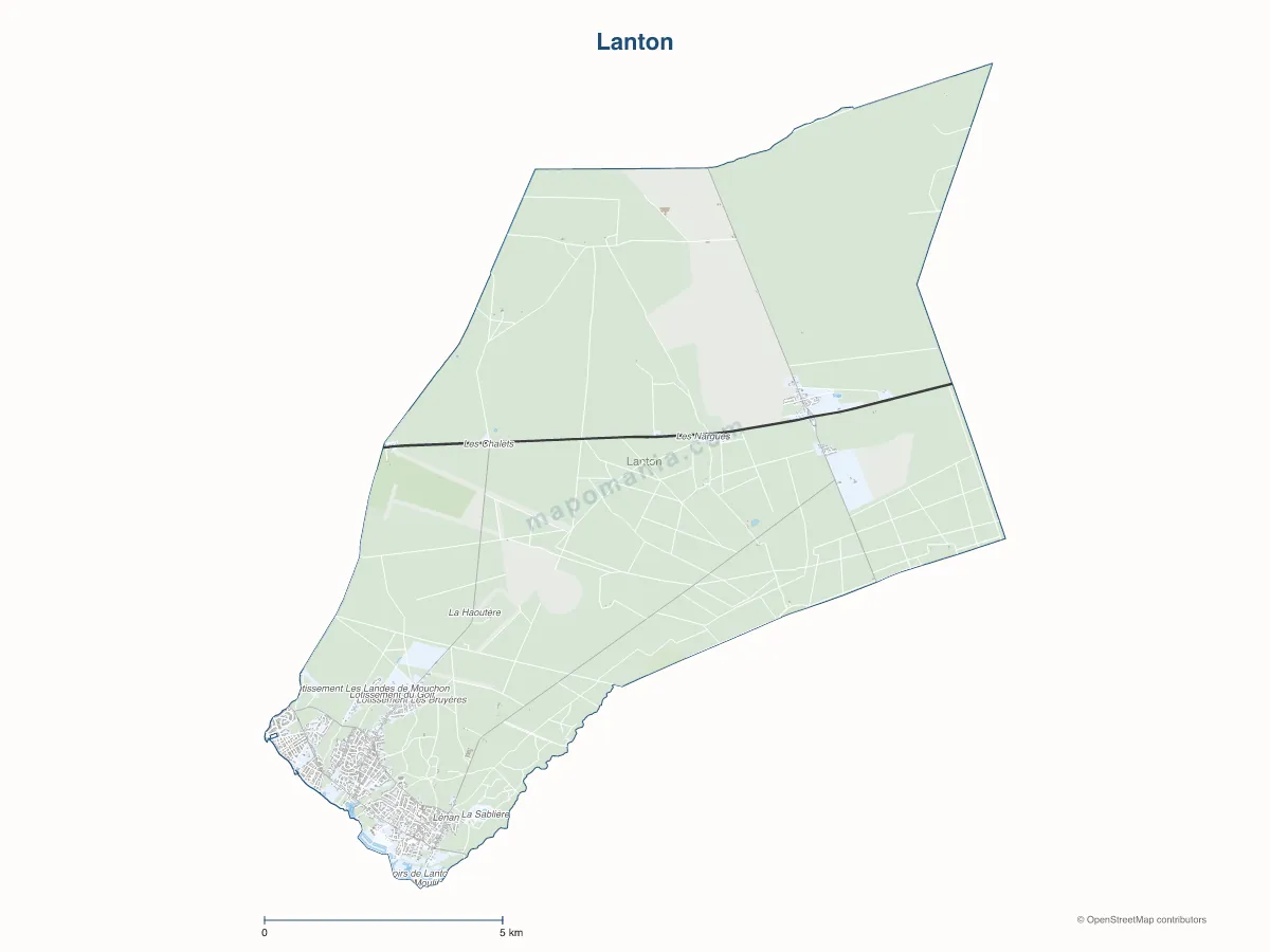 Carte de Lanton à personnaliser