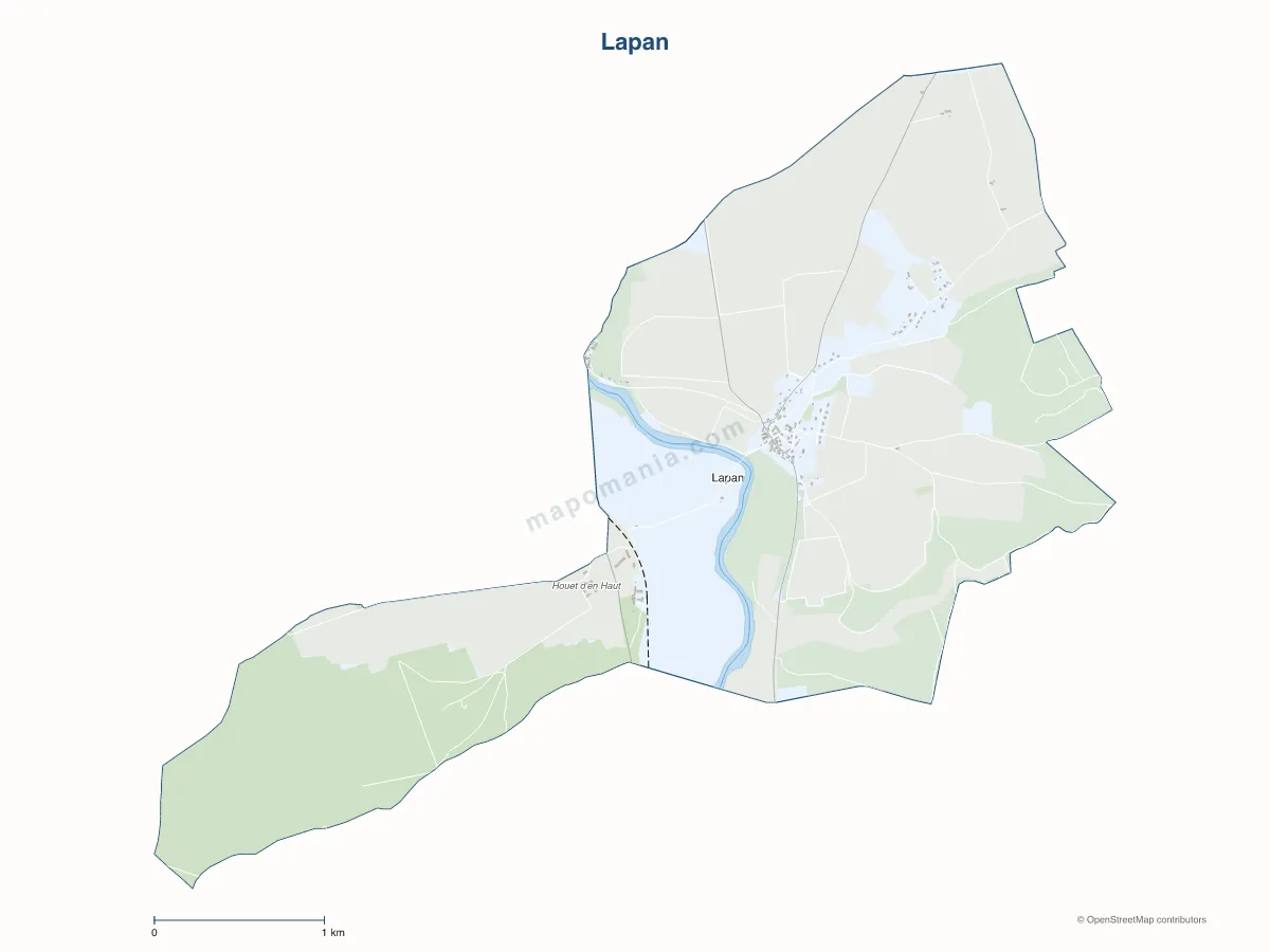 Carte de Lapan à personnaliser