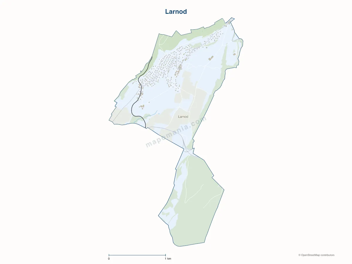Carte de Larnod à personnaliser