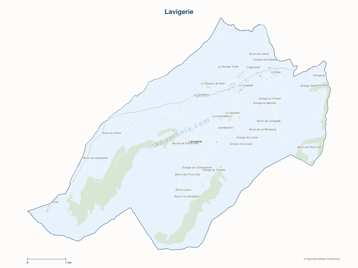 Carte de Lavigerie à personnaliser