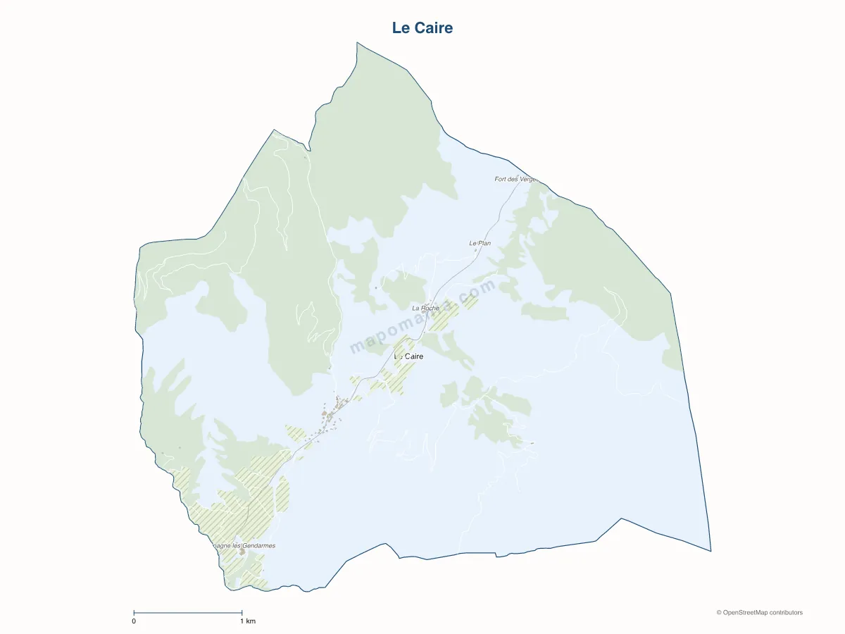 Carte de Le Caire à personnaliser