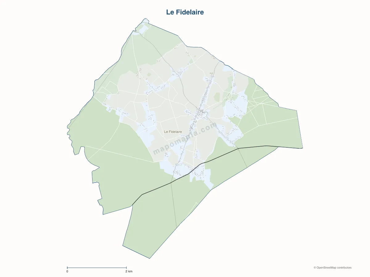 Carte de Le Fidelaire à personnaliser