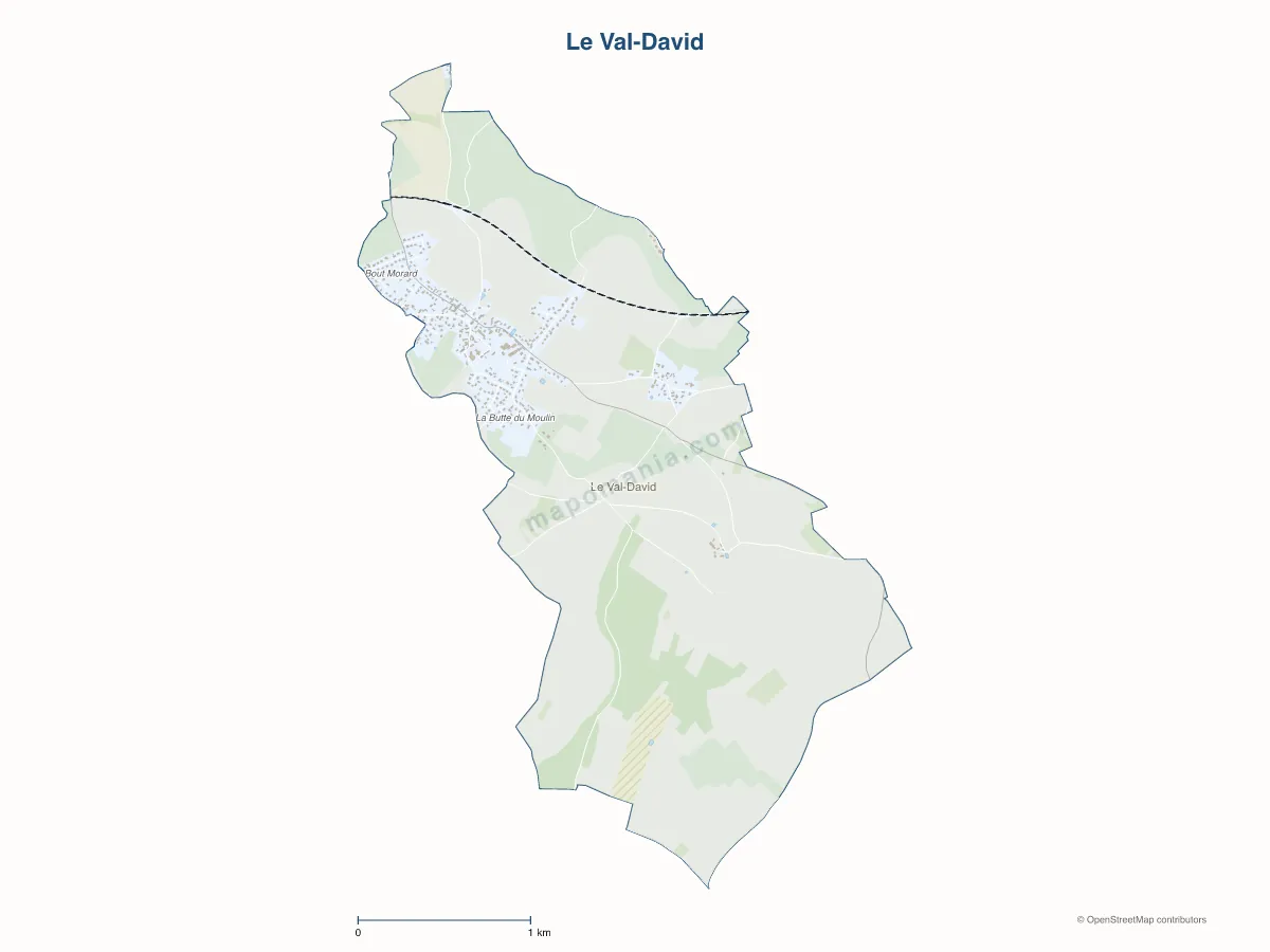 Carte de Le Val-David à personnaliser