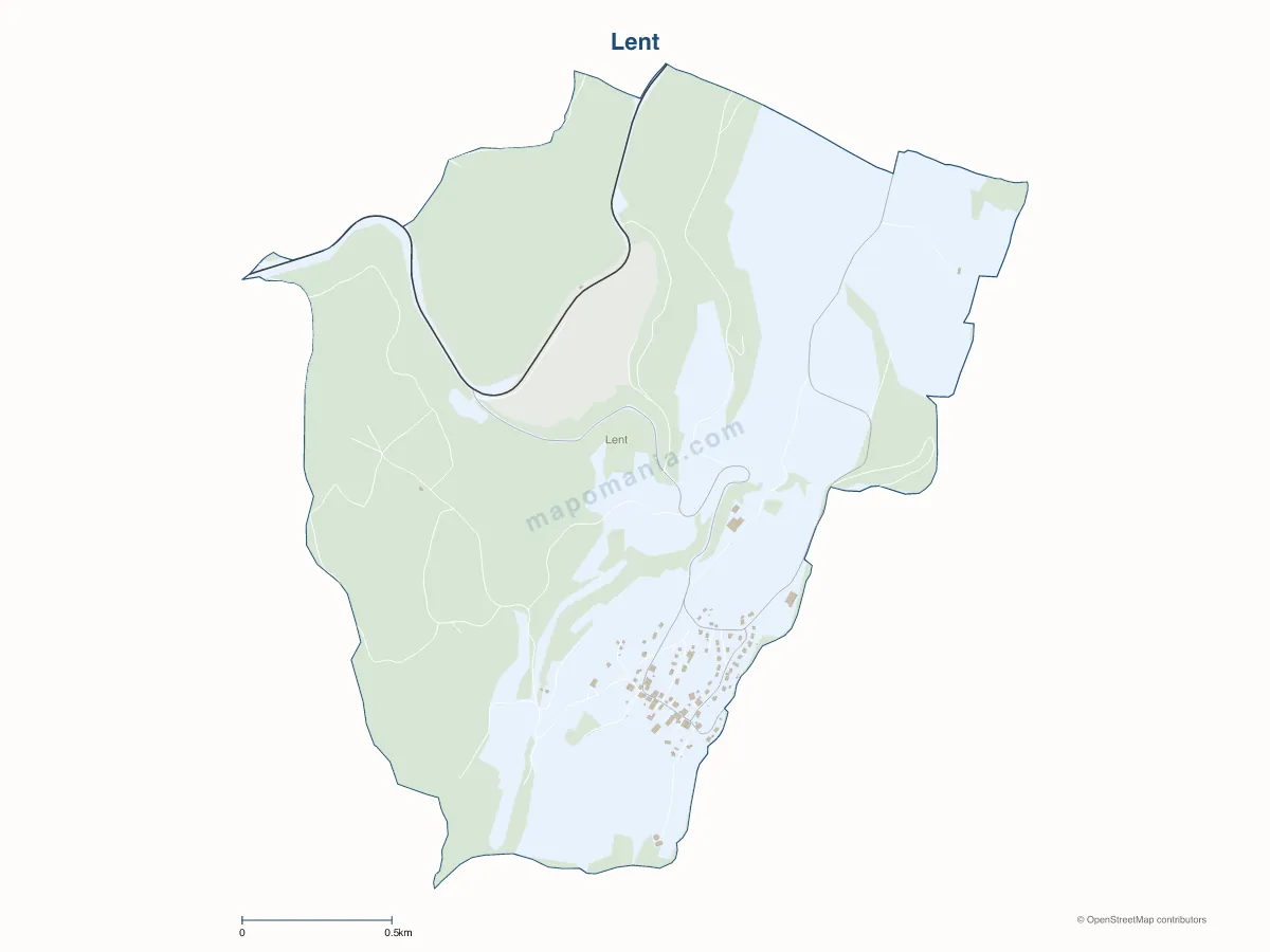 Carte de Lent à personnaliser