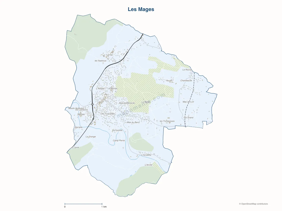 Carte de Les Mages à personnaliser