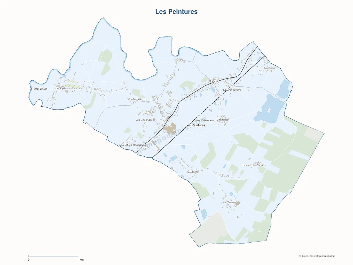 Carte de Les Peintures à personnaliser