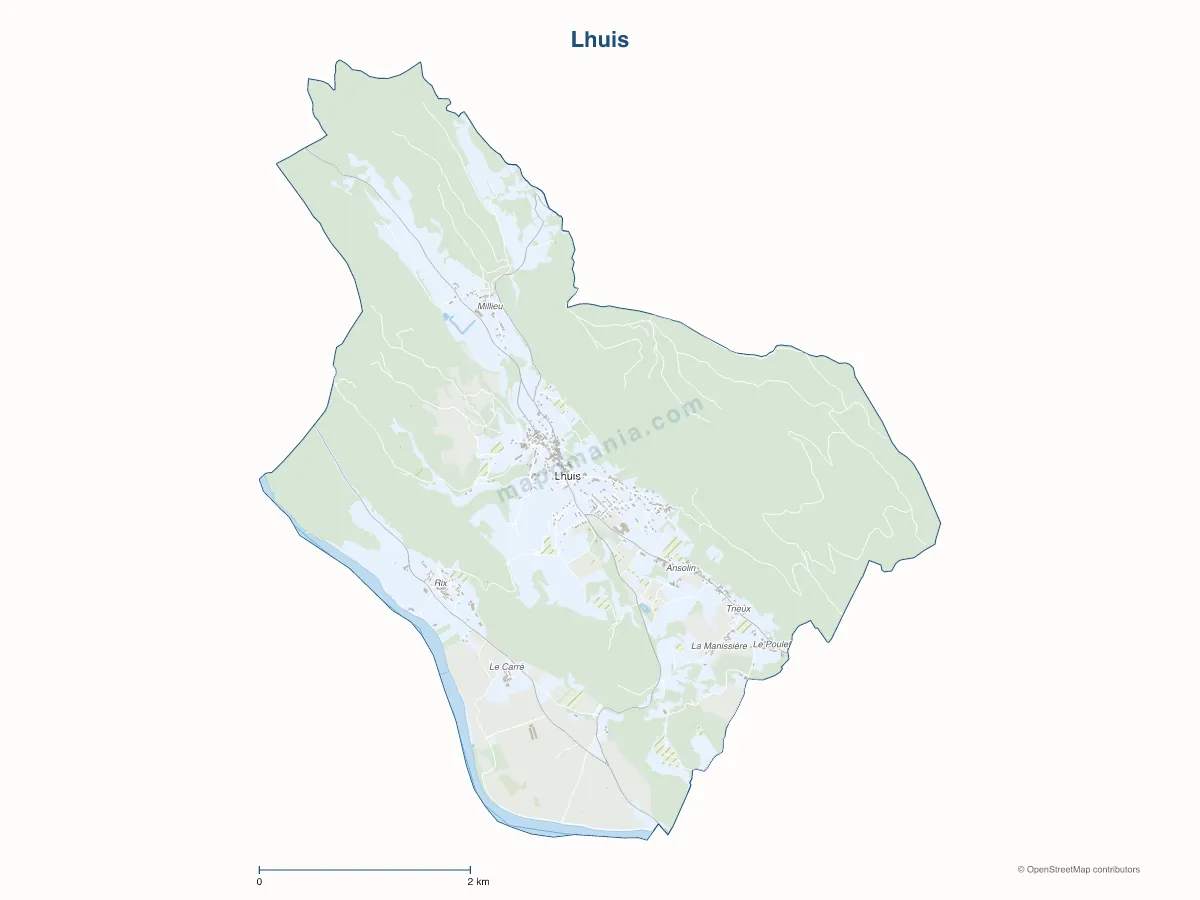 Carte de Lhuis à personnaliser