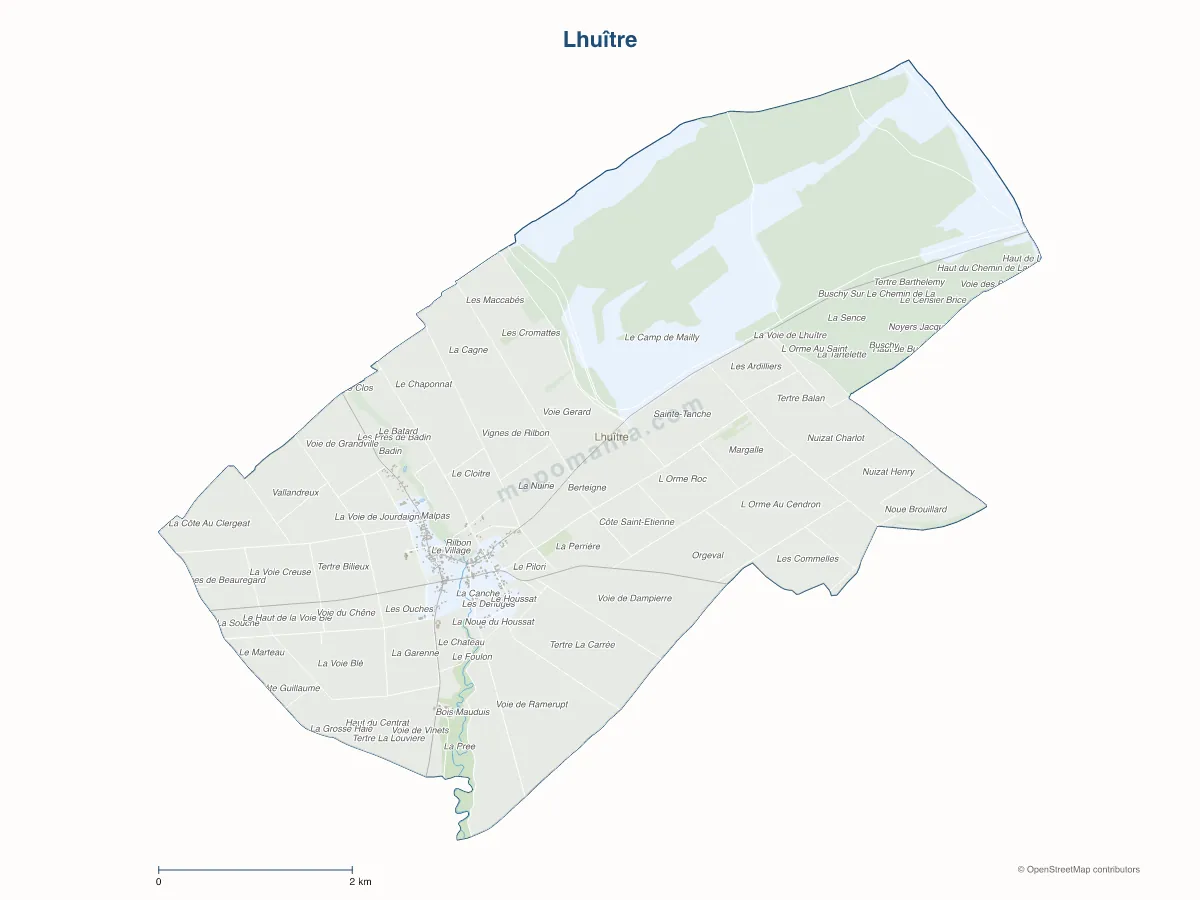 Carte de Lhuître à personnaliser