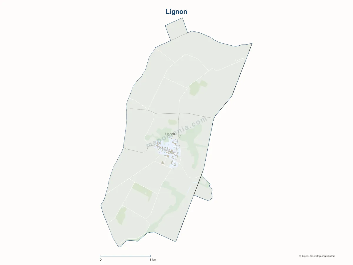Carte de Lignon à personnaliser