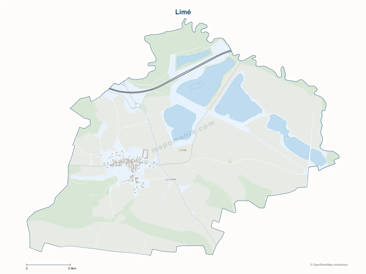 Carte de Limé à personnaliser