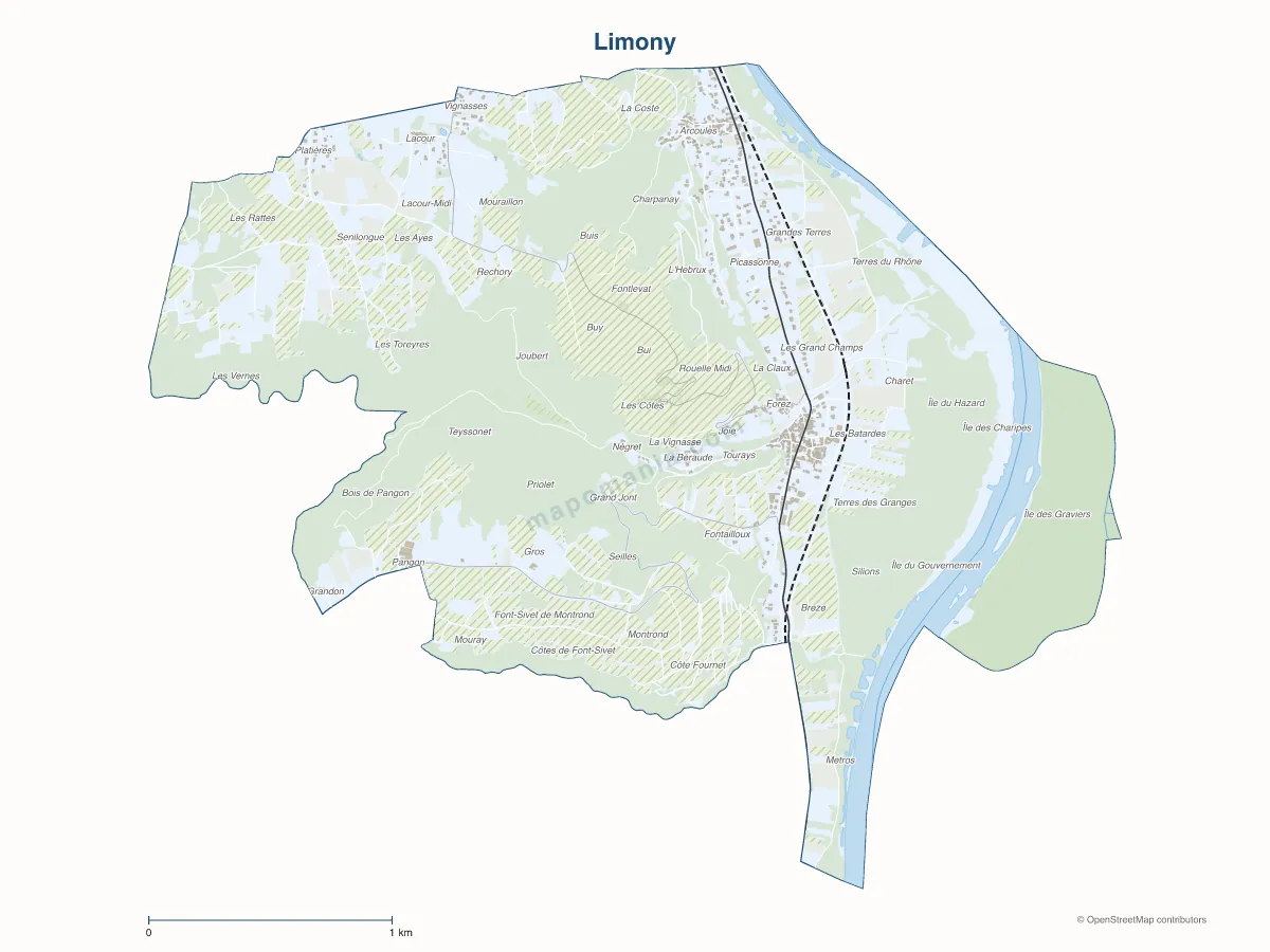 Carte de Limony à personnaliser