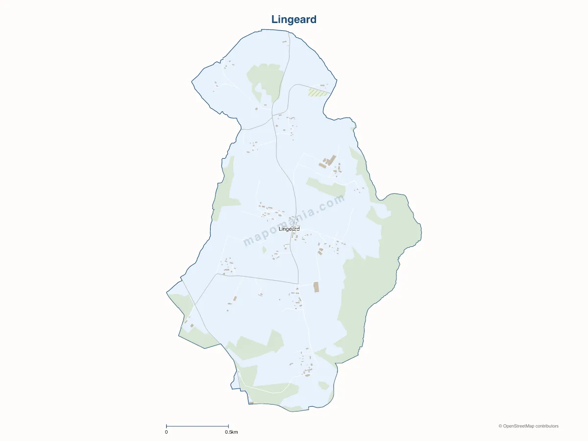Carte de Lingeard à personnaliser