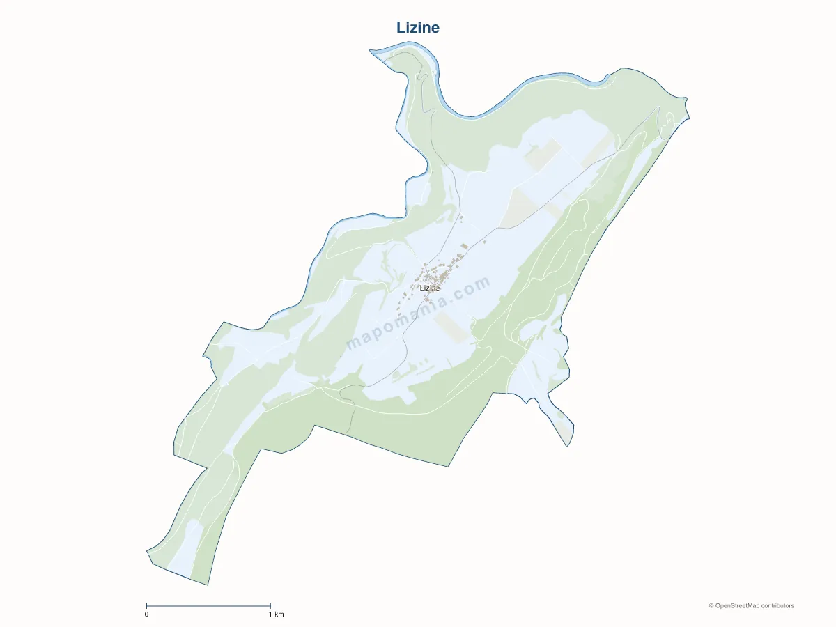 Carte de Lizine à personnaliser
