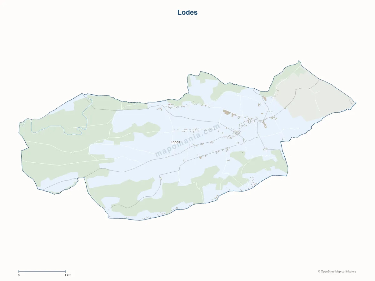 Carte de Lodes à personnaliser