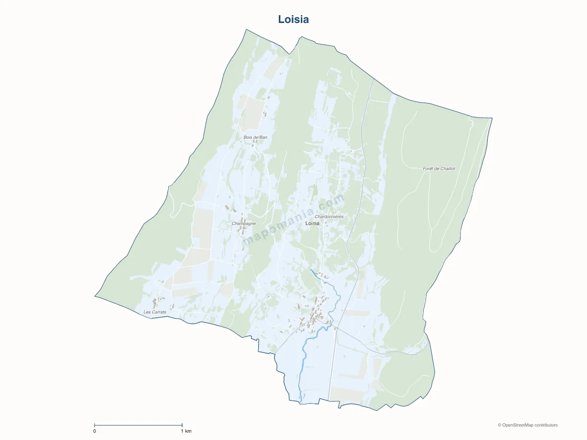 Carte de Loisia à personnaliser