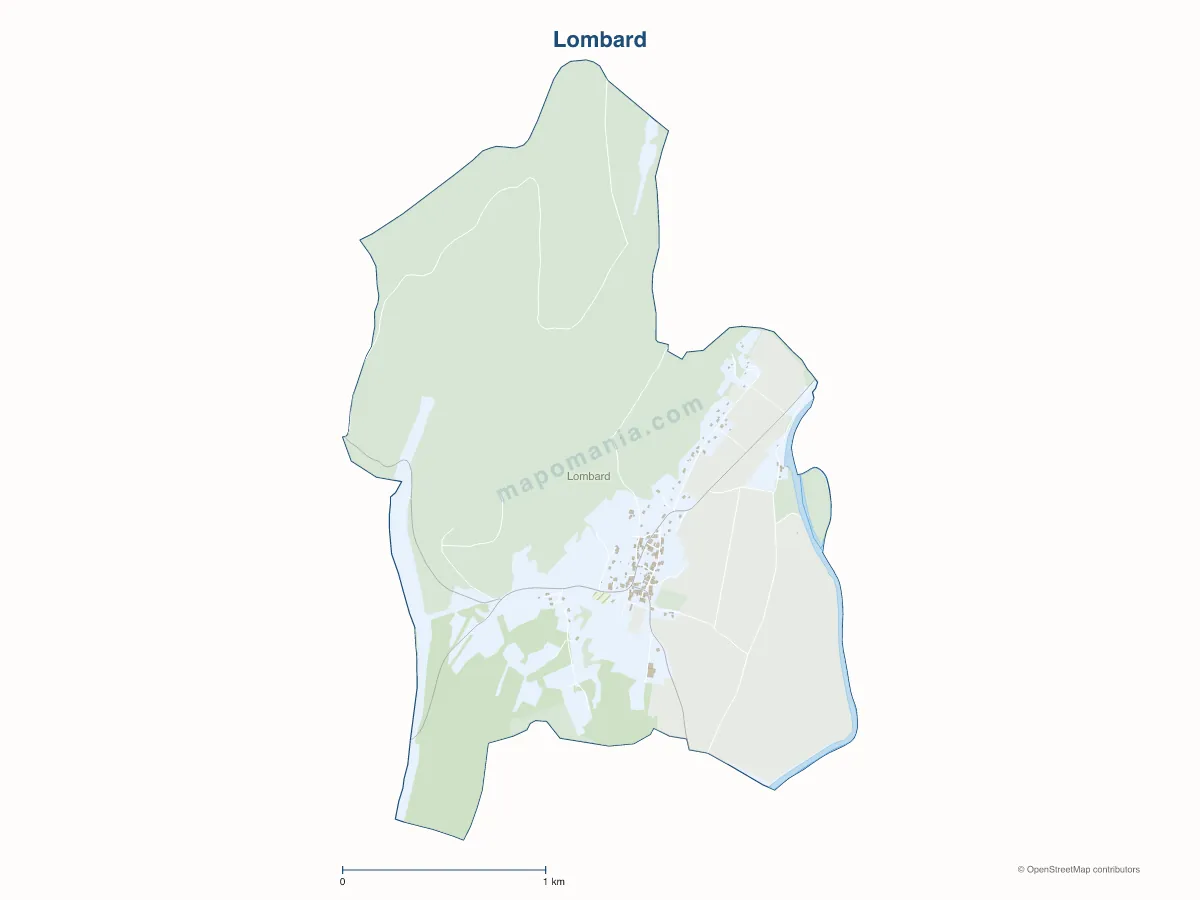 Carte de Lombard à personnaliser