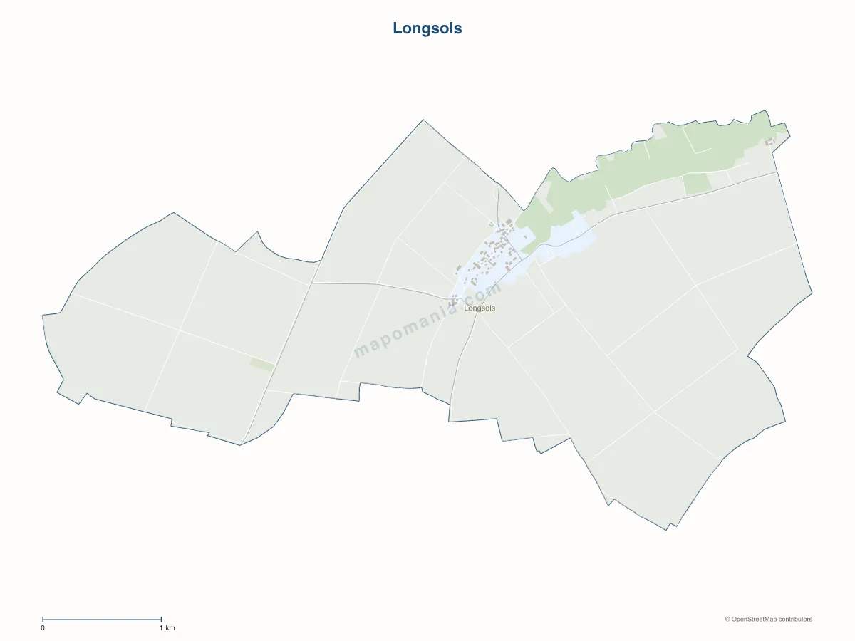 Carte de Longsols à personnaliser