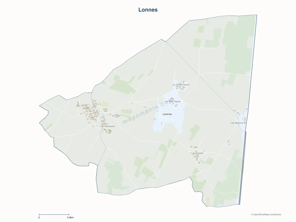 Carte de Lonnes à personnaliser