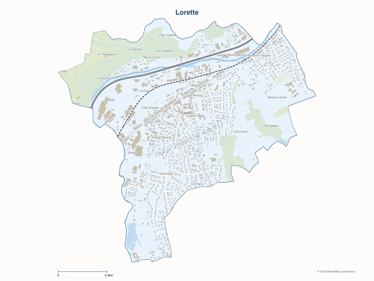 Carte de Lorette à personnaliser