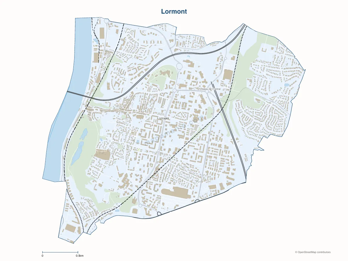 Carte de Lormont à personnaliser