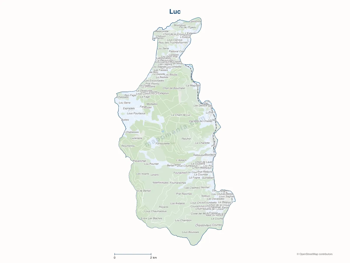 Carte de Luc à personnaliser