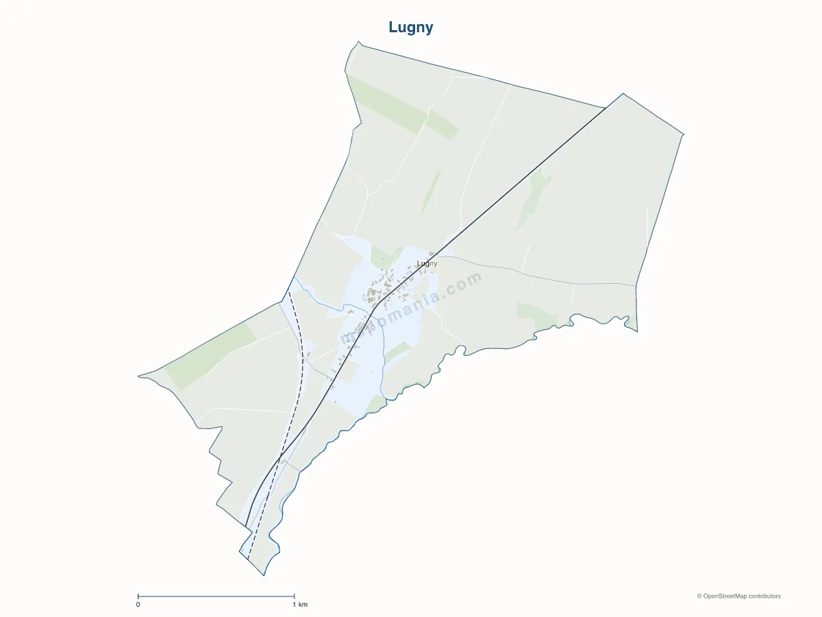 Carte de Lugny à personnaliser